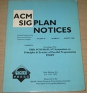 ACM SIGPLAN Notices Volume 30 Number 8 August 1995 ACM SIGPLAN Notices Volume 30 Number 8 August 1995