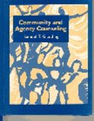 Community and Agency Counseling Community and Agency Counseling