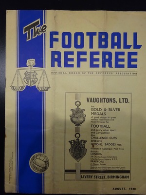 Football Referee - 1938-08 - August, The Football Referee - 1938-08 - August, The