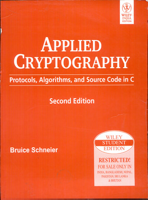 Applied cryptography Applied cryptography