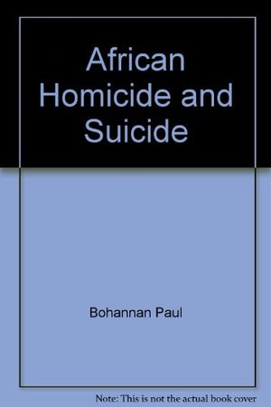 African Homicide and Suicide African Homicide and Suicide