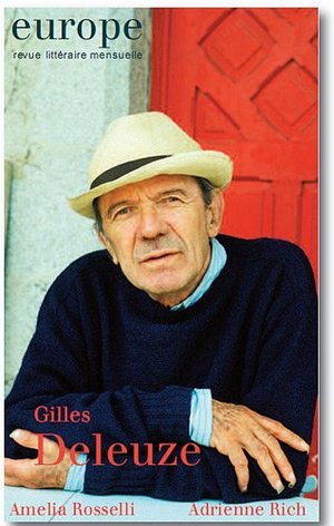 Europe, N° 996, Avril 2012 : Gilles Deleuze Europe, N° 996, Avril 2012 : Gilles Deleuze