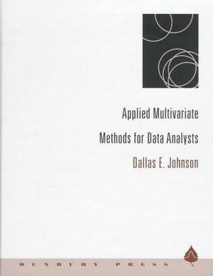 Applied Multivariate Methods for Data Analysts Applied Multivariate Methods for Data Analysts