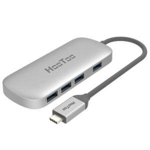 Adapter USB-C Connector and HooToo USB C Hub Adapter USB-C Connector and HooToo USB C Hub