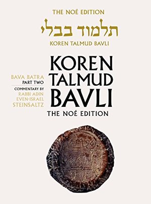 Koren Talmud Bavli, volume 28: Tractate Bava Batra, Part 2 Koren Talmud Bavli, volume 28: Tractate Bava Batra, Part 2