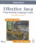 Effective Java Effective Java