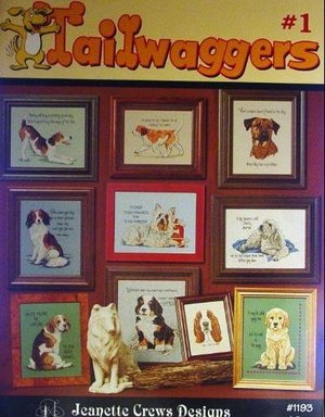 Tailwaggers #1, Cross Stitch (Jeanette Crews Designs #1193) Tailwaggers #1, Cross Stitch (Jeanette Crews Designs #1193)