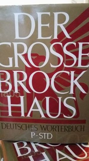 Der Grosse Brock Haus - Deutsches Wörterbuch 018 Der Grosse Brock Haus - Deutsches Wörterbuch 018